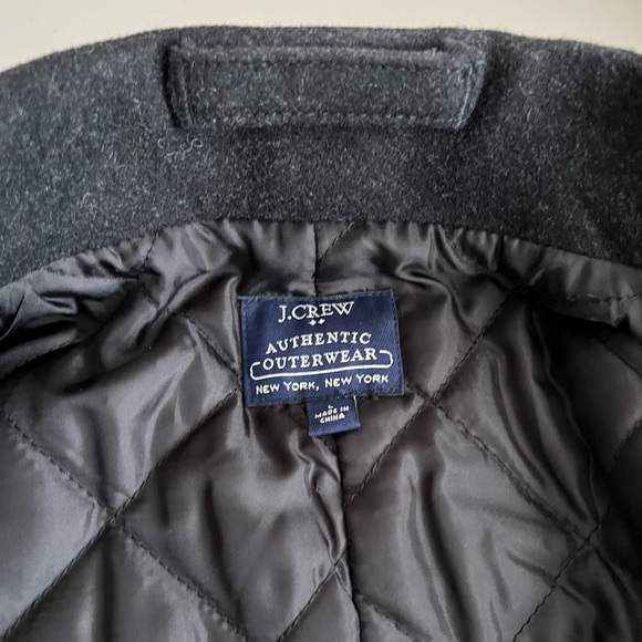 NWOT - J Crew Men’s Wool Blended Pea Coat - Size L - Picture 5 of 6